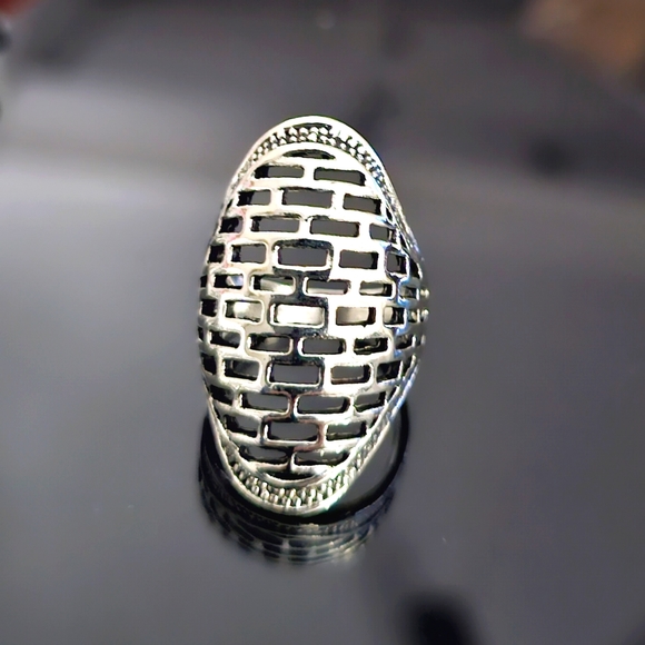 Beloved Millinery Jewelry - Fabulous Impressive Big Silver Ring